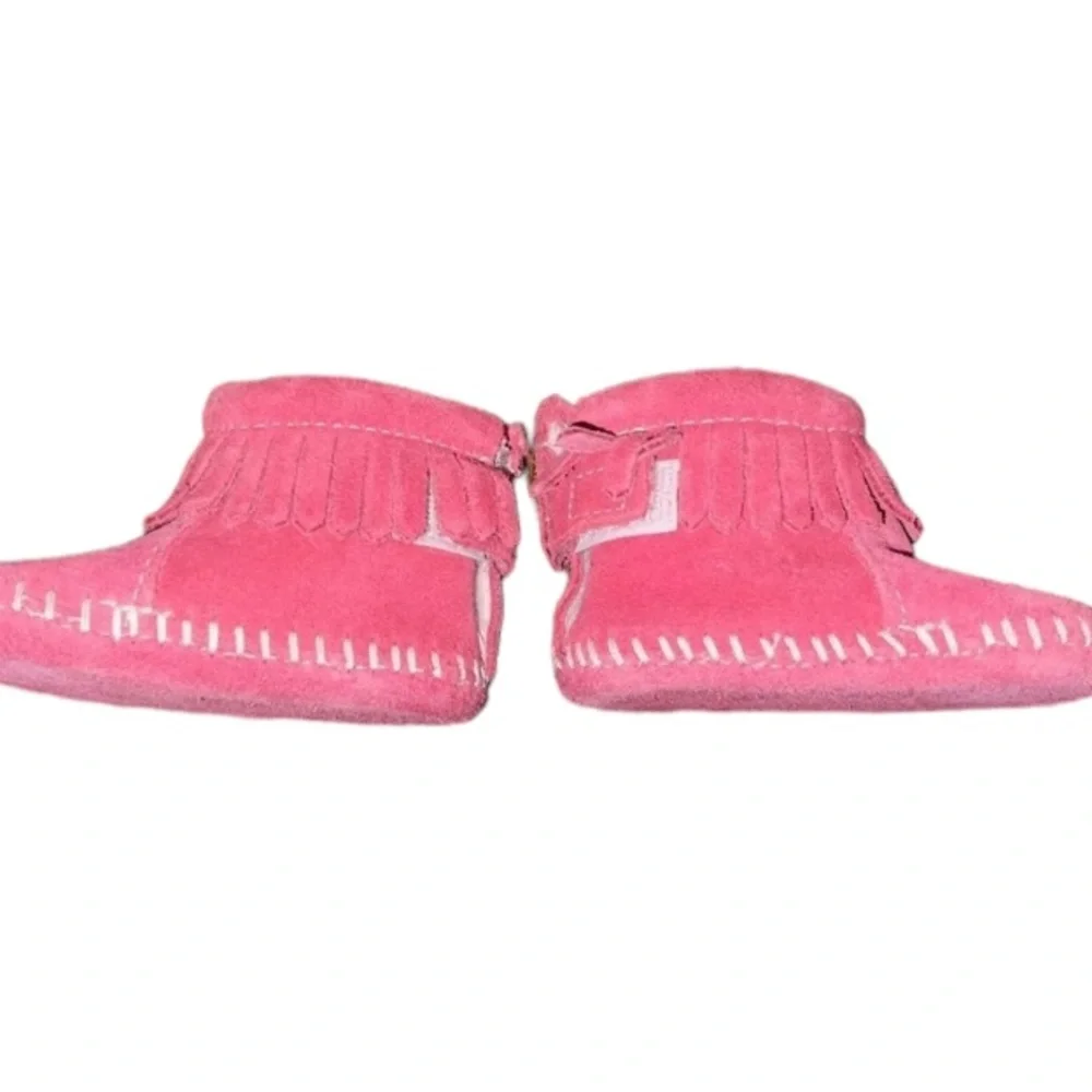 Minnetonka Baby Girl Pink Boots